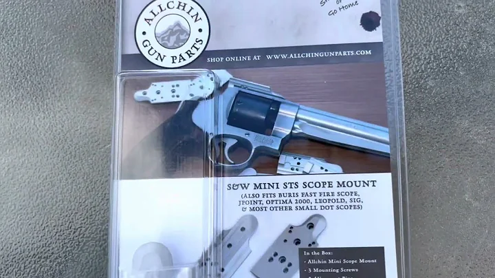 Allchin S&W Model 686 Mini STS Optic Mounting Plate