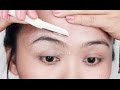 How I Shave My Eyebrows | DIY Clean Brows At Home | EASY & PAINLESS