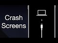 Modern Apple Crash Screens (iOS, Mac, Apple Watch & Apple TV)