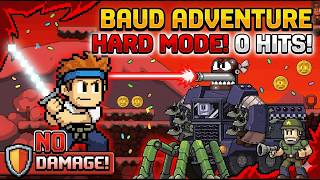 0 HITS! Dan The Man Baud Adventure Hard Mode (No Damage Walkthrough)