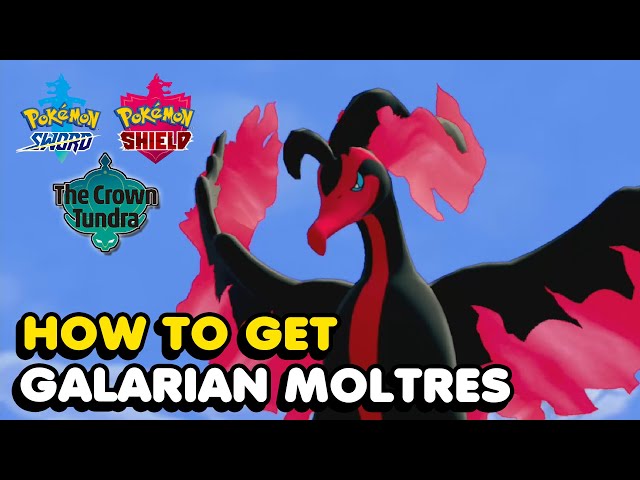 Como capturar o Moltres de Galar na expansão The Crown Tundra de