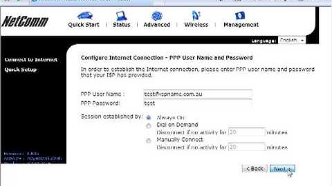 NB6 series initial setup