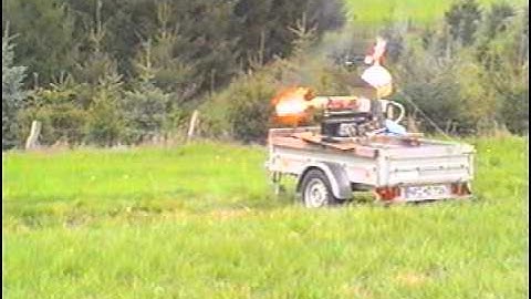 Hybrid Rocket Motor Test Failure