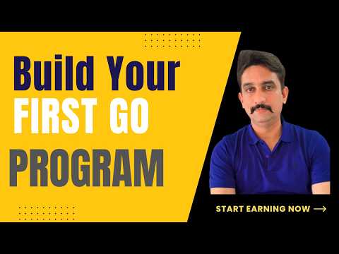 Your First Go Program with Module setup