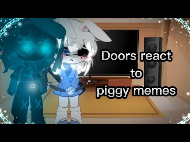 HALT  Roblox Gacha Animation #doors #roblox #gacha #memes 