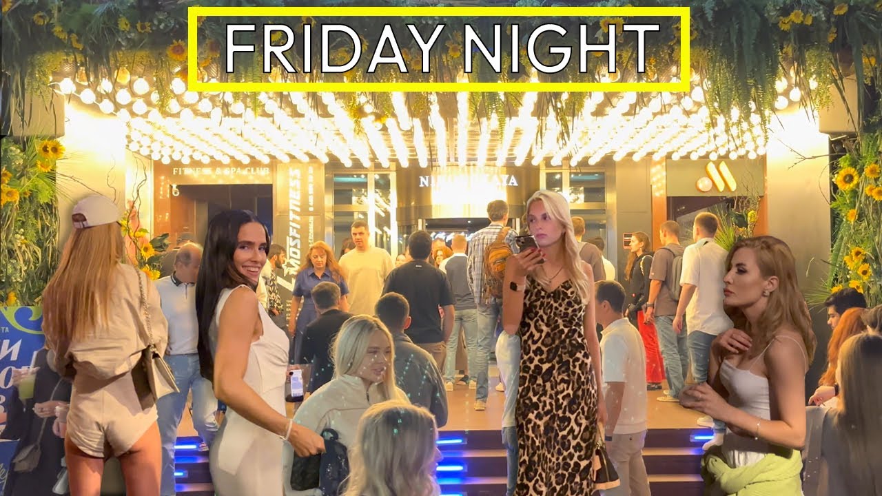 🔥Russian Beautiful Girls HUNT MEN. Nightlife 2024. City walk tour 4K, Moscow 2024