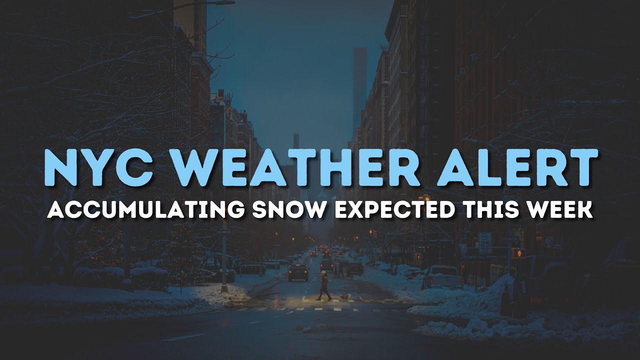 Winter Returns: Accumulating Snow Possible in NYC This Week - YouTube