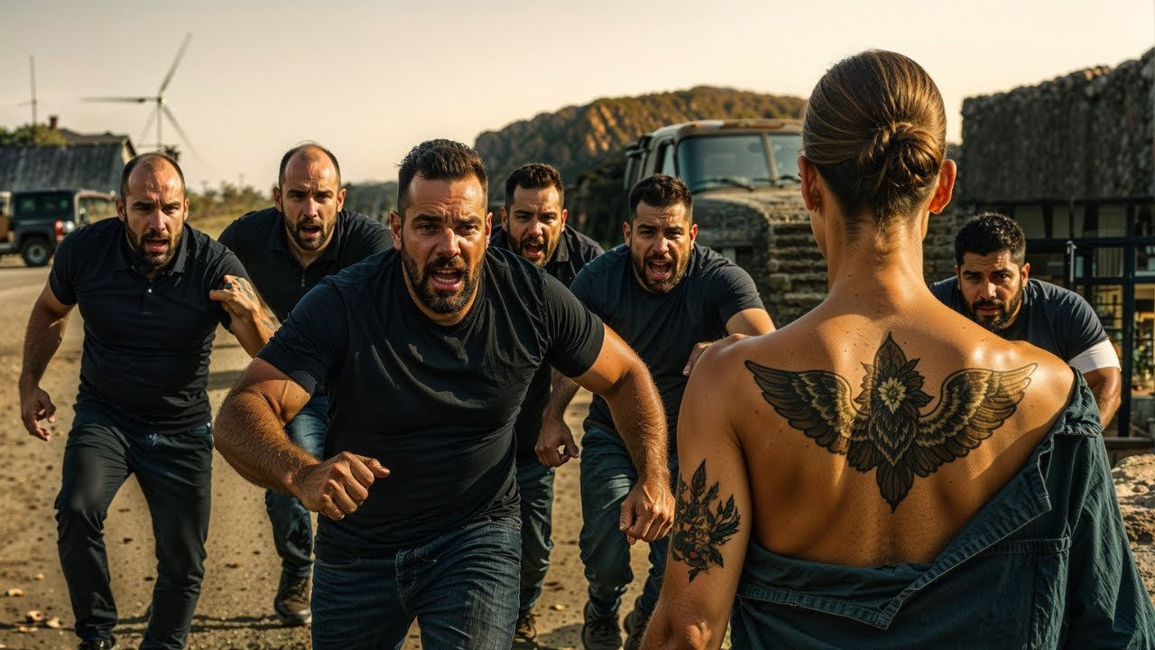 Куртка слетела... Татуировка всё раскрыла — и бандиты онемели!