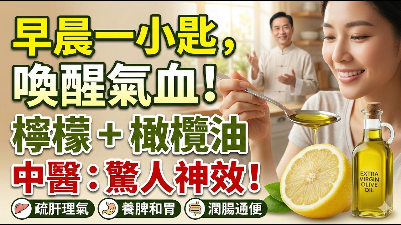 早上一匙逆轉體質！檸檬＋橄欖油，喚醒脾胃、氣血全開的秘密