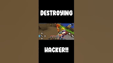 Destroying Hacker in Bedwars #blockmango #gaming #shorts