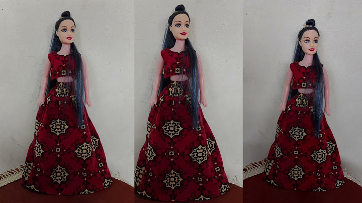 Beautiful Top And Skirt For Barbie/Doll K Kapry /Making Doll Dress easy