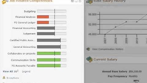 Oracle PeopleSoft HCM Talent Summary