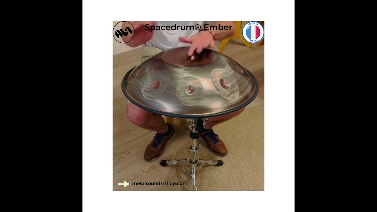 Spacedrum® Inox F Harmonic - Handpan made in France by Metal Sounds