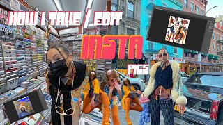 HOW I EDIT / TAKE MY INSTA PICS :) Photoshop edits, Lightroom, Pinterest inspo ft. a lil vlog + haul