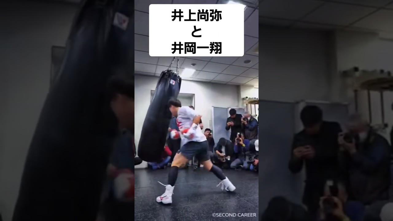 井上尚弥と井岡一翔のサンドバッグの打ち方 #shorts - YouTube