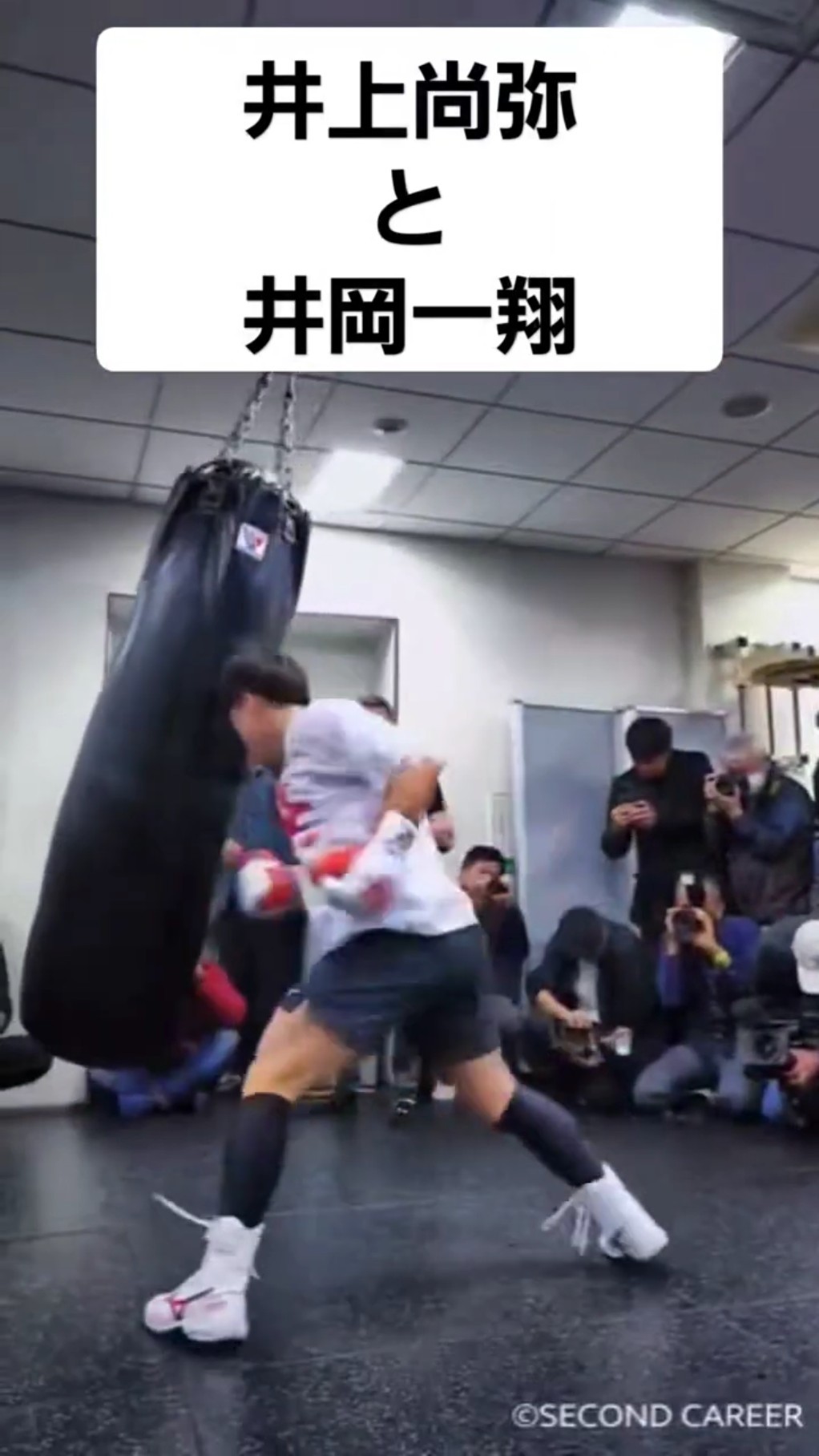 井上尚弥と井岡一翔のサンドバッグの打ち方 #shorts - YouTube