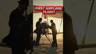 First Airplane Flight (1903) #WrightBrothers #FirstFlight #HistoryShorts #AviationHistory