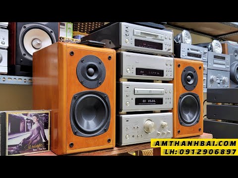 Video Dàn trung DENON 7.5L loa gỗ thịt đẹp mỹ mãn, máy zin... - youtube