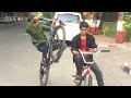 Bmx cycle stunts short reelss akram bmx  ft arbaz