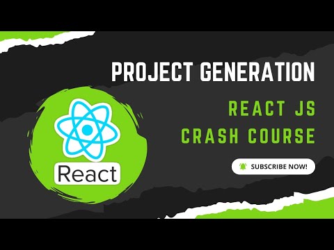 Project Generation | React Js | React Js 2023 | #reactjs