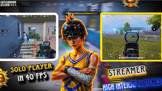 Solo vs squad on 40 fps gameplay in BGMI | #bgmi #pubgmobile #gaming #1v4clutches
