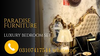 Royal Luxury Dressing Table Set | Premium Classic Vanity Mirror Design 