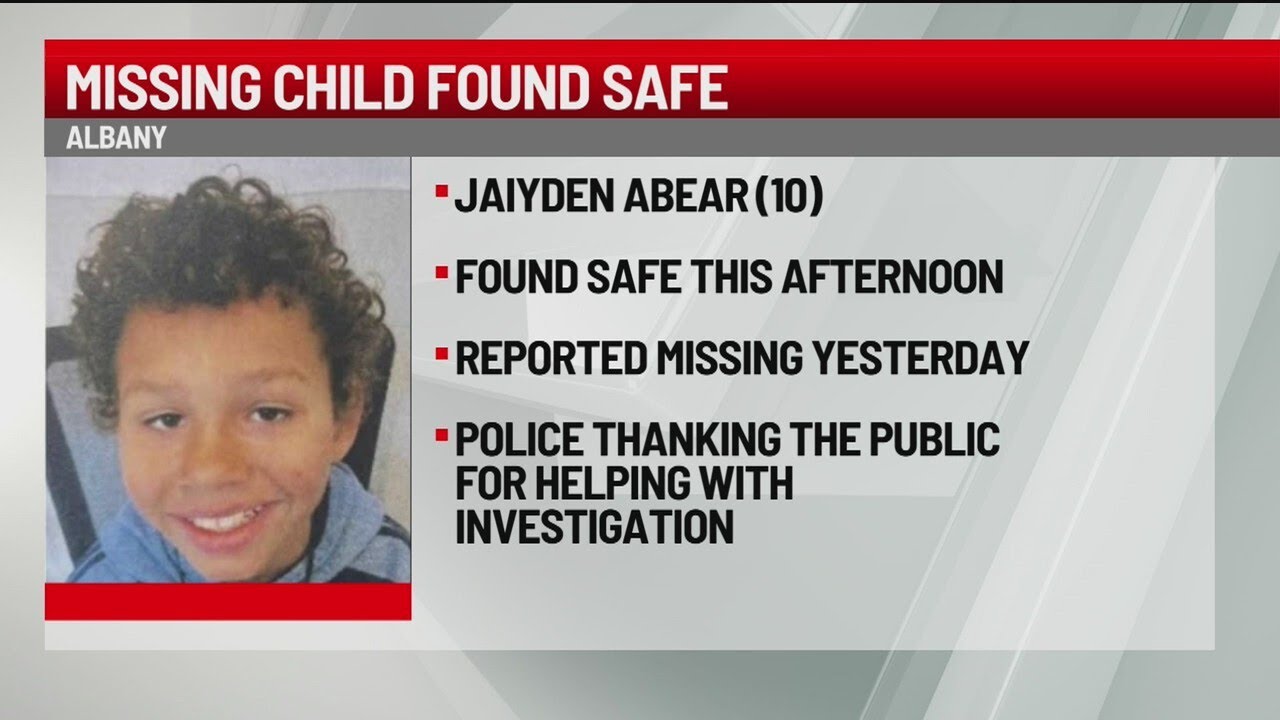 Missing 10-year-old found safe - YouTube