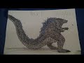 Godzilla Earth drawing