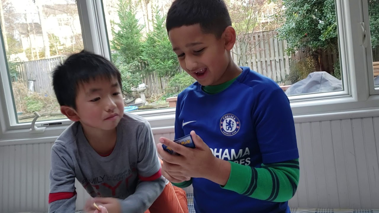 Ryan n Ivan playing pokemon cards - YouTube