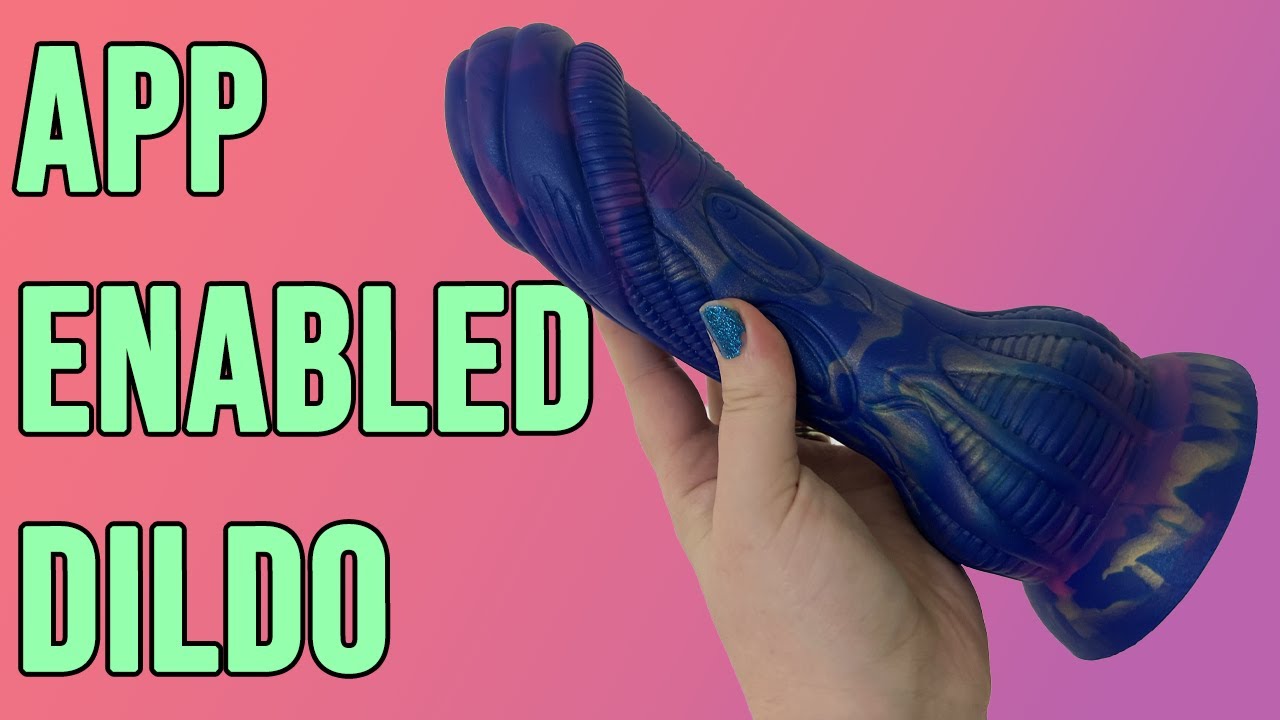 Sex Toy Unboxing - Large Vibrating Purple Silicone Dildo, Wildolo Body