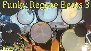 Funky Reggae Beats Drum Lesson 3 Pattern 33