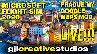 MSFS 2020 GOOGLE MAPS MOD - Prague, Czech Republic