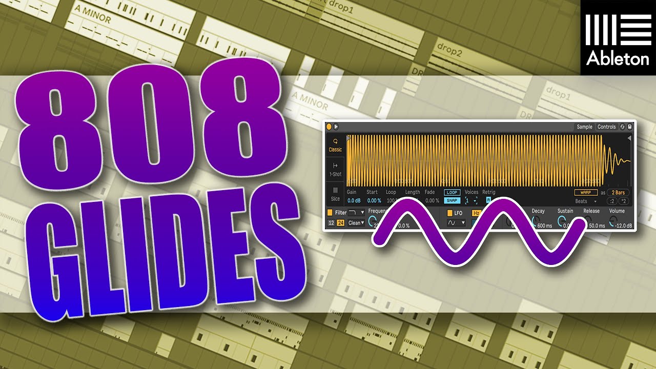 HOW TO MAKE 808 GLIDES | Perfect 808 Glides In Ableton - YouTube