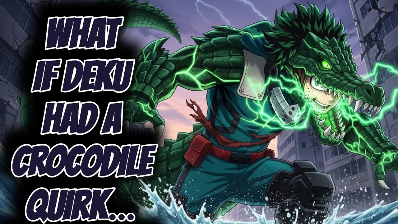 What If Deku Had a Crocodile Quirk… and It Was Overpowered