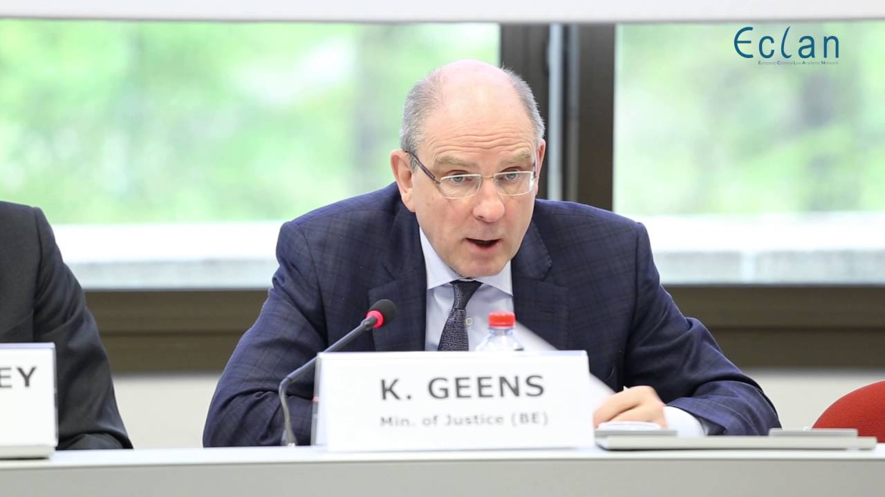 ECLAN annual conference 2016 -  Koen Geens, minister of justice of Belgium