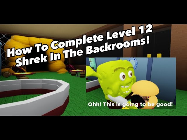 Roblox Shrek In The Backrooms New Level 12 The Musky Crab Entity Jumpscare  Scene New Update 