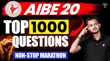 🔥 AIBE 20 (Non-Stop Marathon) | Top 1000 Questions | All India Bar Exam | Pranjal Singh
