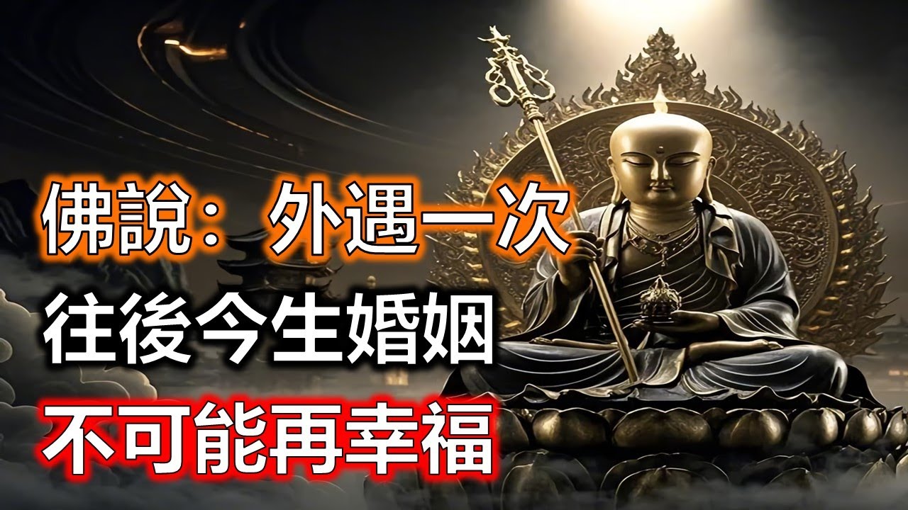 幸福的家庭突然破碎？佛說：外遇一次，今生婚姻不可能再幸福！#生肖#因果#風水