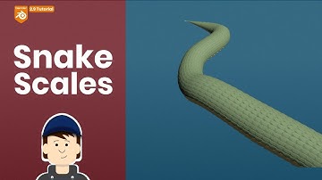 How to make snake scales in Blender [2.93] [REQUESTED]