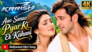 Krrish || Aao Sunao_Pyar Ki_Ek Kahani ❤️ || Hrithik Roshan & Priyanka Chopra || 4K Ultra HD