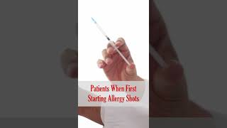 Patients When First Starting Allergy Shots v2 #allergyshot #holyspiritactivate #doctorhumor