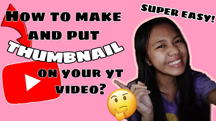 HOW TO MAKE AND PUT THUMBNAIL ON YOUR YOUTUBE VIDE...