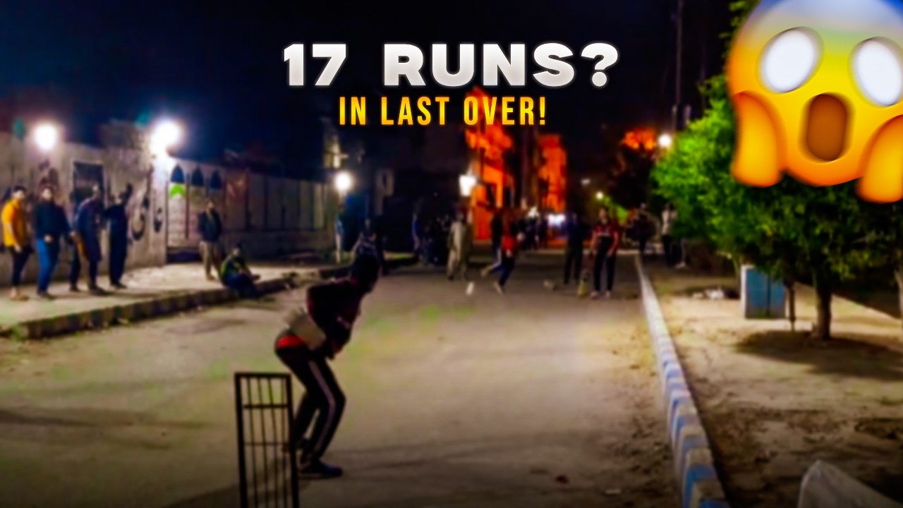 Last Over Mein 17 Runs Kia Ban Paye?! 😱 | Tournament Final Thriller | Ramzan Street Cricket