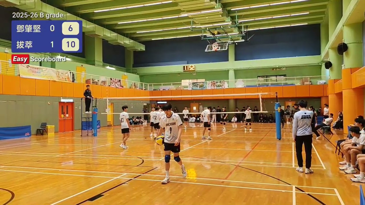 2025-26 學屆 B grade 鄧肇堅 vs 拔萃 set 2