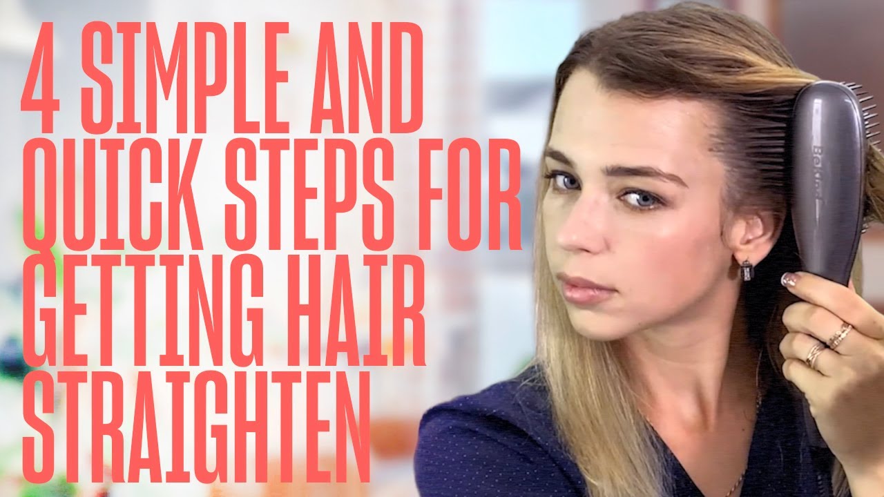 4 Simple And Quick Steps For Getting Hair Straighten Perfectly At Home ...