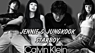JENNIE & JUNGKOOK-STARBOY (AI COVER,FMV)