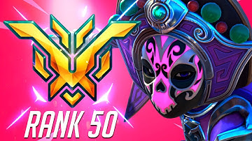 HYDRON RANK 50 DPS SOMBRA GAMEPLAY! [ OVERWATCH 2 TOP 500 SEASON 4 ]