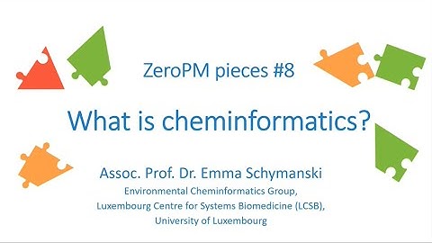 ZeroPM pieces #8: What is Cheminformatics? - with Emma Schymanski
