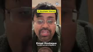Emad Mostaque discusses creating the most popular open source software in history. #shorts #ai