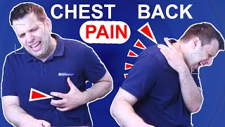 Chest Pain and Back Pain - Aortic Dissection, CAD, GERD, Heart Infarction